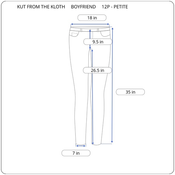KUT // KLOTH Petite "Catherine" Boyfriend Jean - Picture 4 of 13